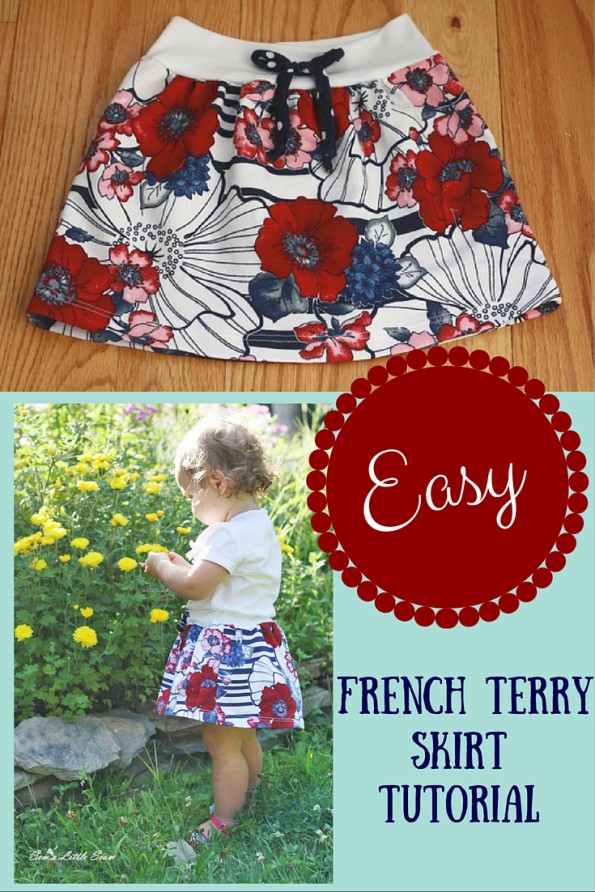 French Terry Skirt Tutorial
