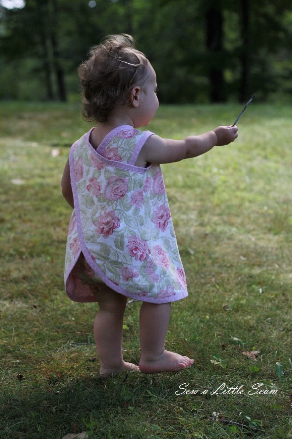 Toddler Cross Back Pinafore Dress