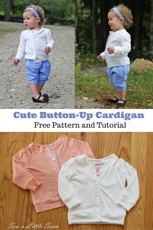 Button-Up Cardigan Pattern and Tutorial