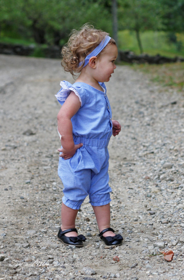 Chambray Romper