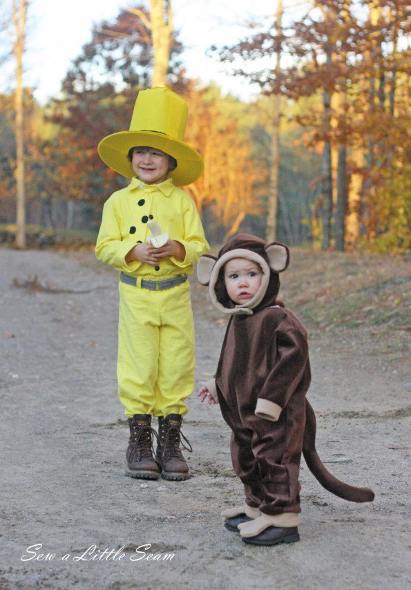 Curious George and the Man With the Yellow Hat Costume