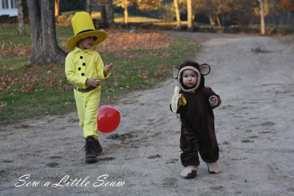 Curious George and the Man With the Yellow Hat Costume