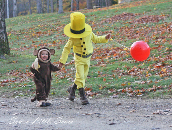 Curious George and the Man With the Yellow Hat Costume