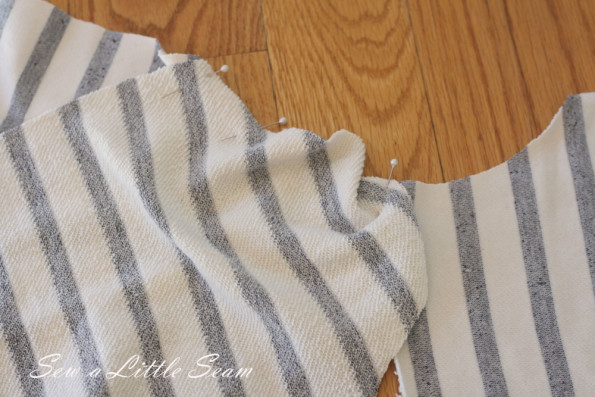 Double breasted sweatshirt tutorial and pattern