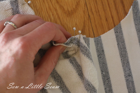 Double breasted sweatshirt tutorial and pattern