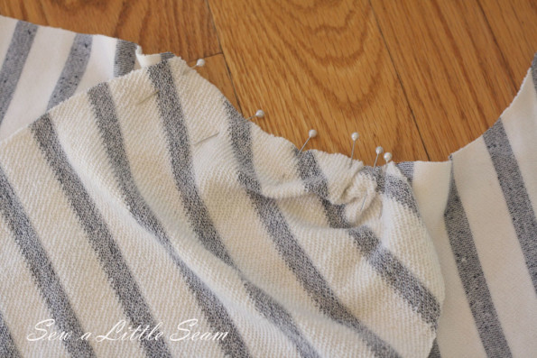 Double breasted sweatshirt tutorial and pattern