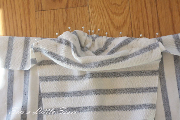 Double breasted sweatshirt tutorial and pattern