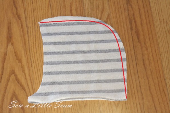 Double breasted sweatshirt tutorial and pattern