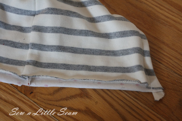Double breasted sweatshirt tutorial and pattern