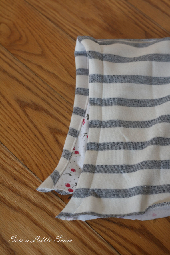 Double breasted sweatshirt tutorial and pattern