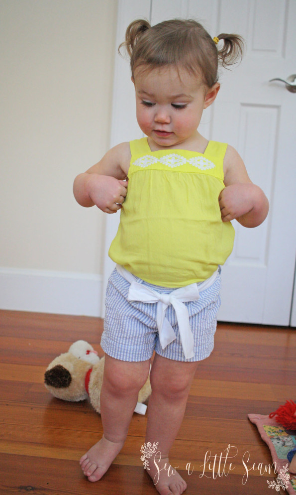 JillyAtlanta Belted Shorts Pattern