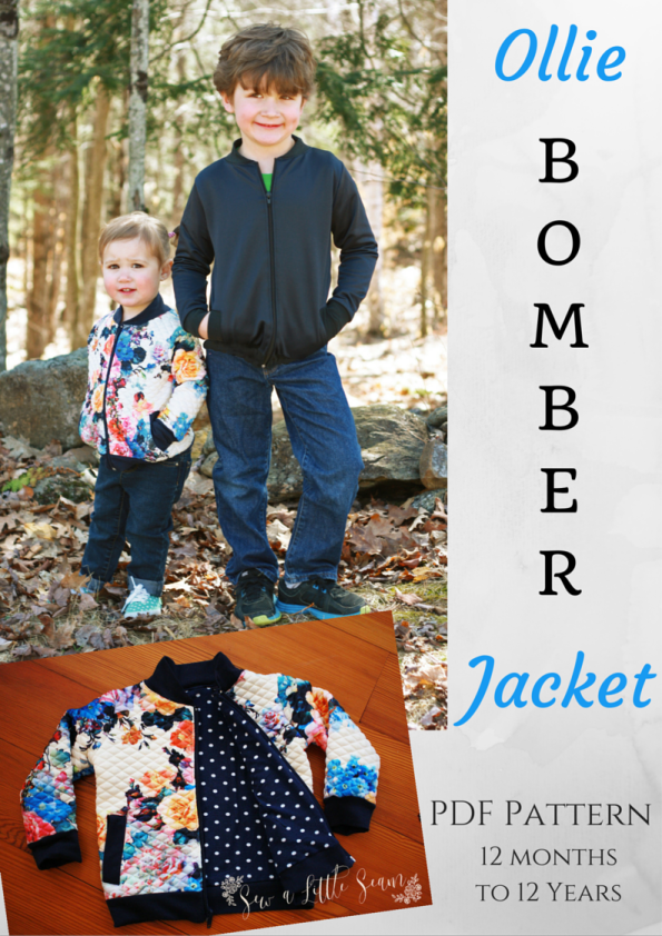 Ollie Bomber Jacket Release! - Sew a Little Seam