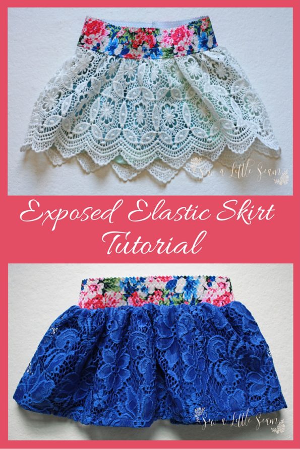 Exposed Elastic Skirt Tutorial