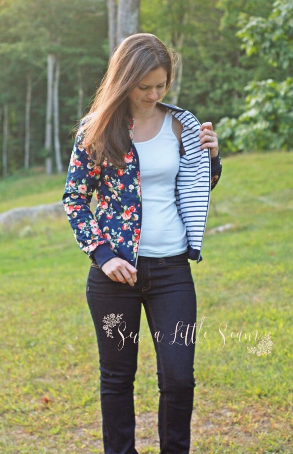 Women's Ollie Bomber PDF pattern
