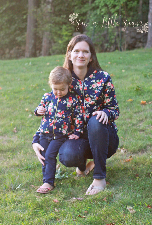 Women's Ollie Bomber PDF pattern