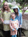 Hooded tunic and dresses