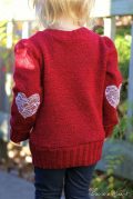 Heart elbow patches