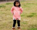 Long sleeve tunic with bands