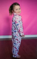 Long sleeve and pants with piping