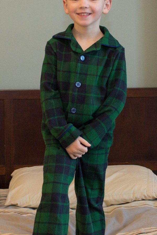 Plaid with buttons Plaid with buttons