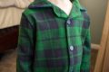 Plaid with buttons
