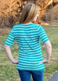 Constance Top Elbow Length Sleeves