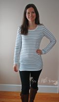 Constance Tunic with Curved Hem