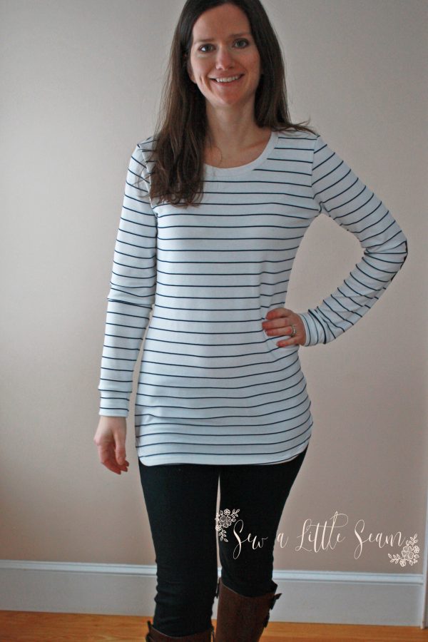 Constance Tunic with Curved Hem