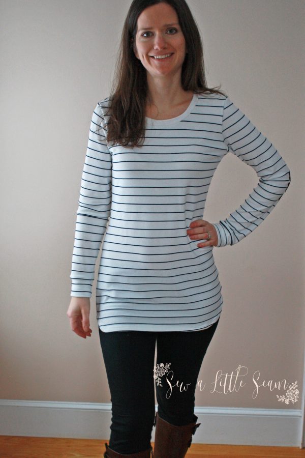 Constance Tunic with Curved Hem Constance Tunic with Curved Hem