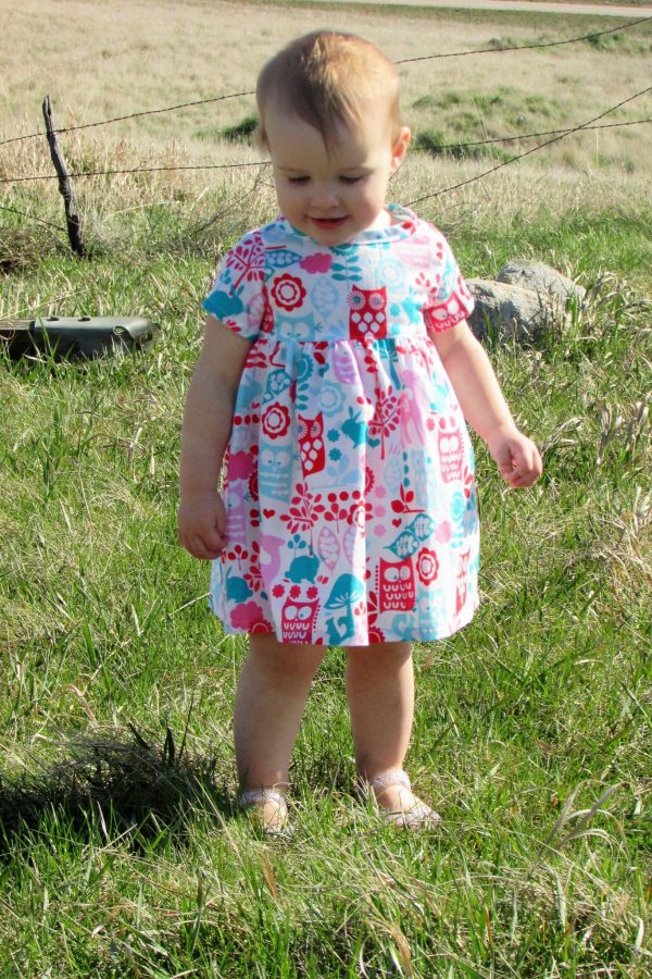 Dress with attached skirt Dress with attached skirt