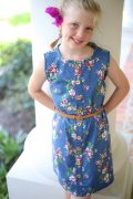 Dress with belt 2