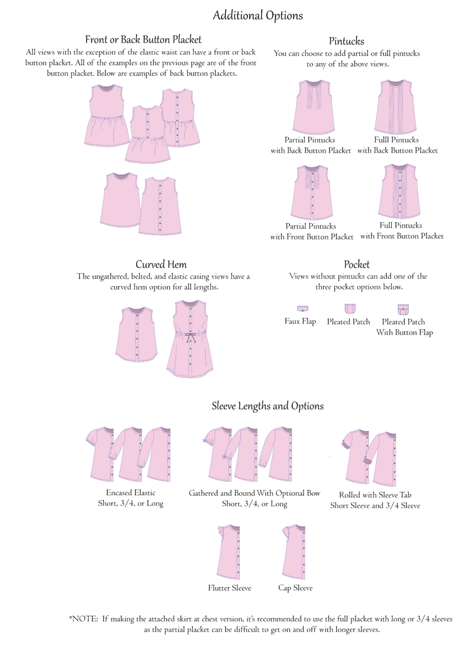 Children’s Juniper Top, Tunic, & Dress PDF Pattern – Sew a Little Seam
