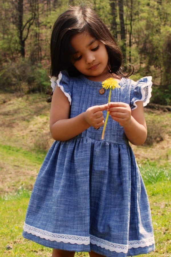 Pintuck dress attached at waist Pintuck dress attached at waist