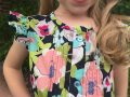 Pintucks and flutter sleeve