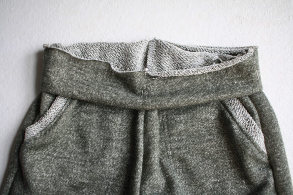 Linden Shorts Pattern in French Terry