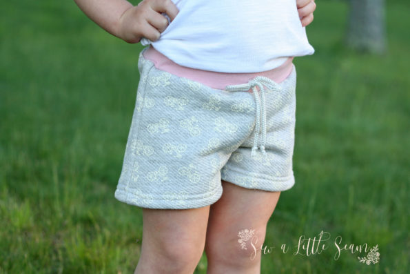 Linden Shorts Pattern in French Terry