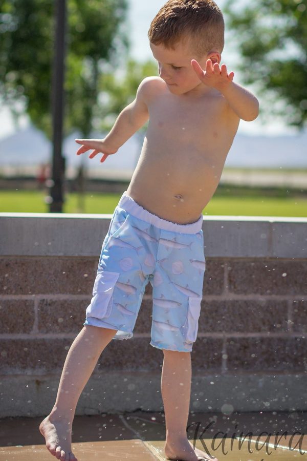 Linden Board Shorts with Cargo Pockets Linden Board Shorts with Cargo Pockets