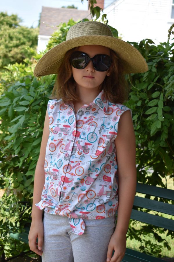 KM Size 12 Sleeveless Tie Front KM Size 12 Sleeveless Tie Front