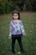 KP low waist top faux layer