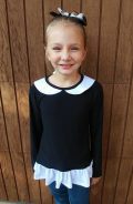 SL low waist top with collar