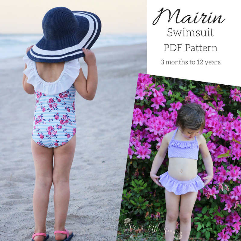 PDF Swimsuit Pattern High Cut Leg High Waist Bikini Bottom