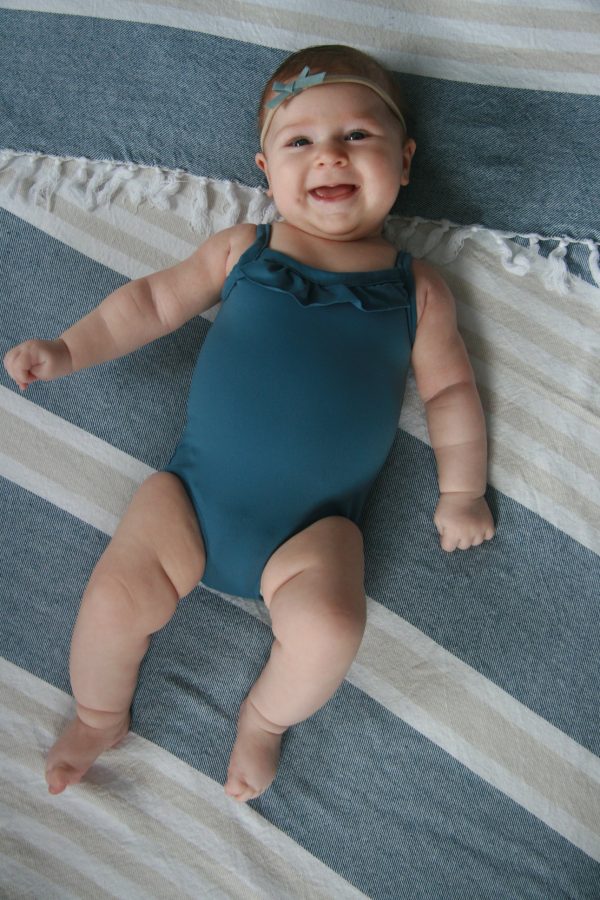 RM 3mo one piece chest ruffle RM 3mo one piece chest ruffle
