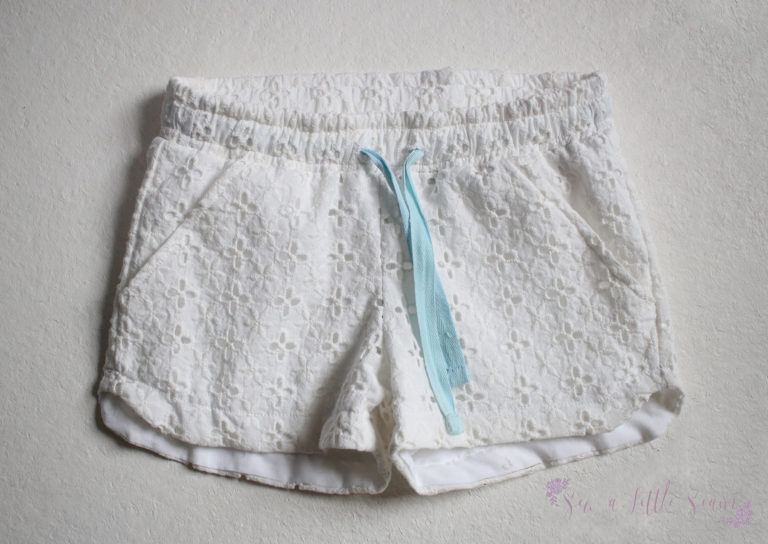 Lined Lace Linden Shorts Tutorial
