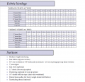 Fabric Notions Sheet
