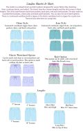 Sew a Little Seam Linden Women Shorts & Skirt PDF Sewing Pattern