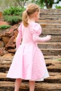 KC knee length puff sleeve