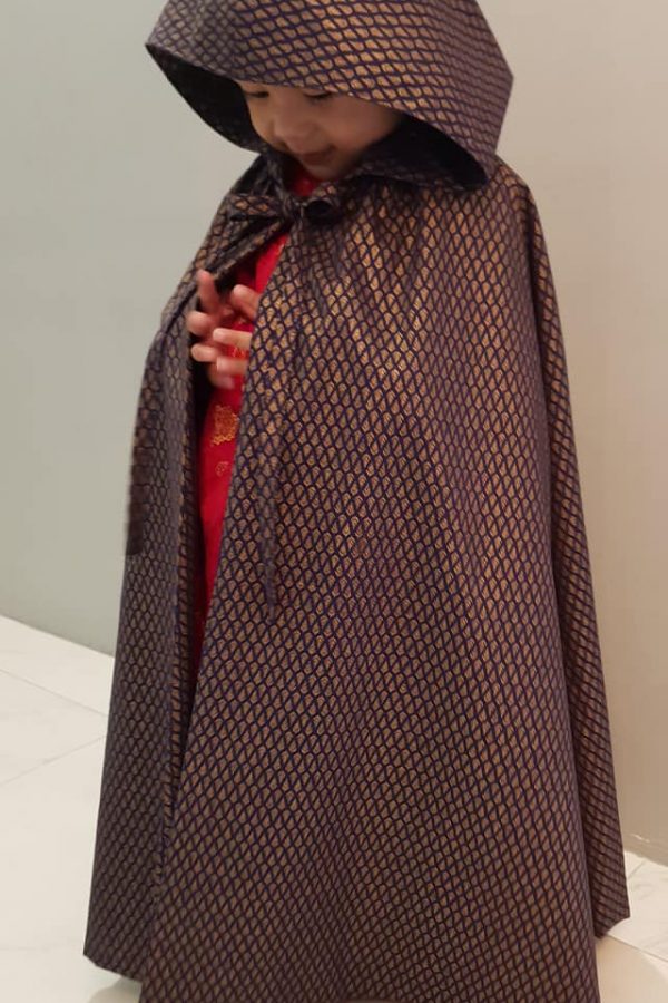 RK full length hooded cape