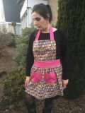MWN apron rounded pockets
