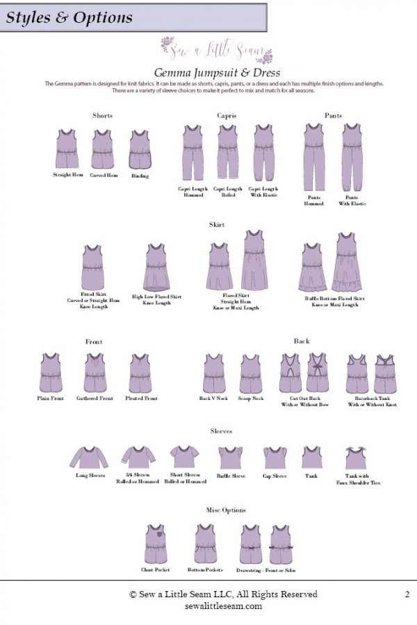 Gemma PLUS options Gemma PLUS options