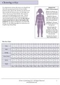 Gemma PLUS size chart
